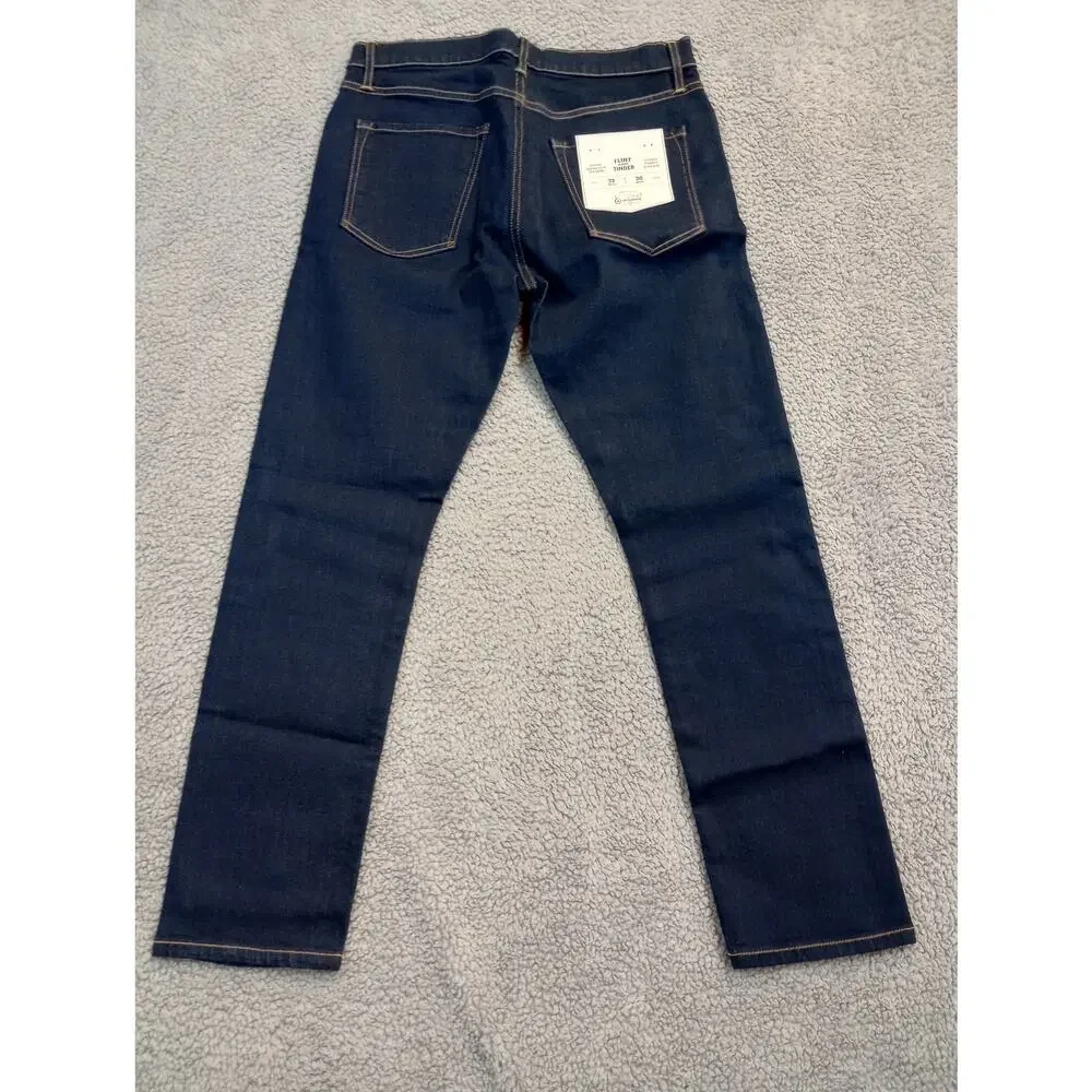 NWT Flint and Tinder Men's Jeans Size 32x30 Dark Wash Slim Fit (0979)